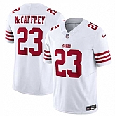 Men & Women & Youth San Francisco 49ers #23 Christian McCaffrey White 2023 F.U.S.E. Vapor Untouchable Limited Stitched Football Jersey,baseball caps,new era cap wholesale,wholesale hats
